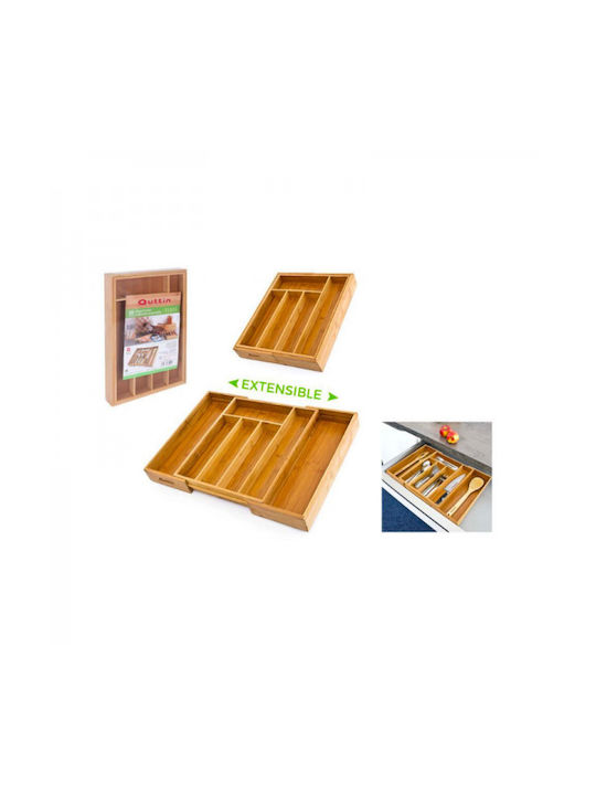 Quttin Drawer Dividers Wooden in Brown Colour 43x46x5cm