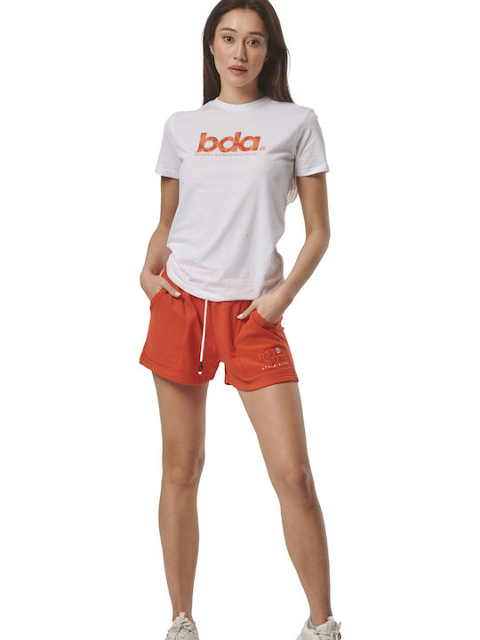 Damen Sportlich T-Shirt Weiß