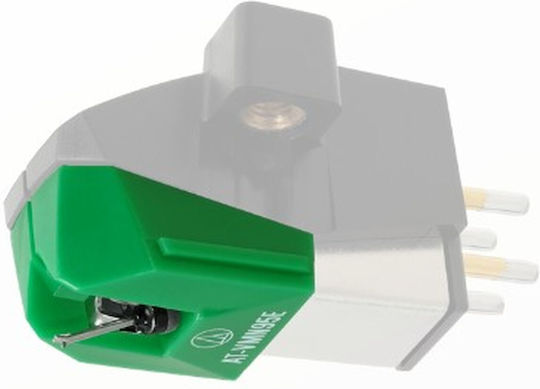Audio Technica Turntable Needle AT-VMN95E Green Replacement Stylus