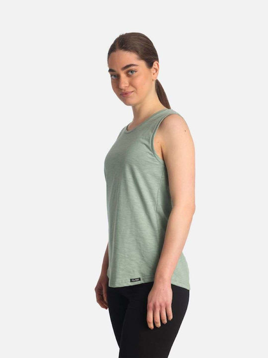 Paco & Co Damen Bluse Ärmellos Mint