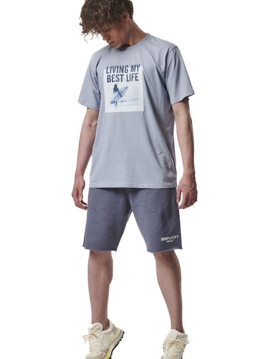 Raw Edje Men's Athletic Shorts Gray