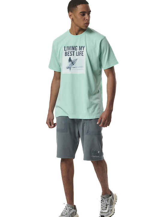 Body Action Men's Short Sleeve T-shirt Green