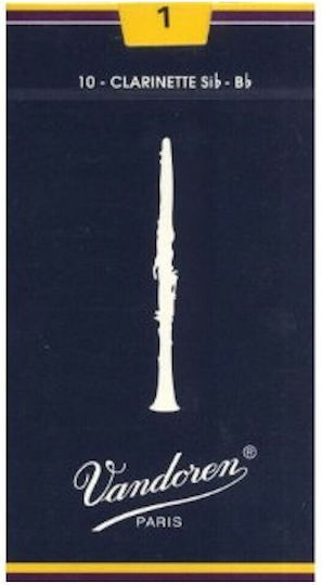 Vandoren Bb Clarinet Traditional Reeds Strength 1 Καλάμι 1τμχ