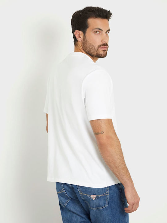 Guess Herren T-Shirt Kurzarm WHITE