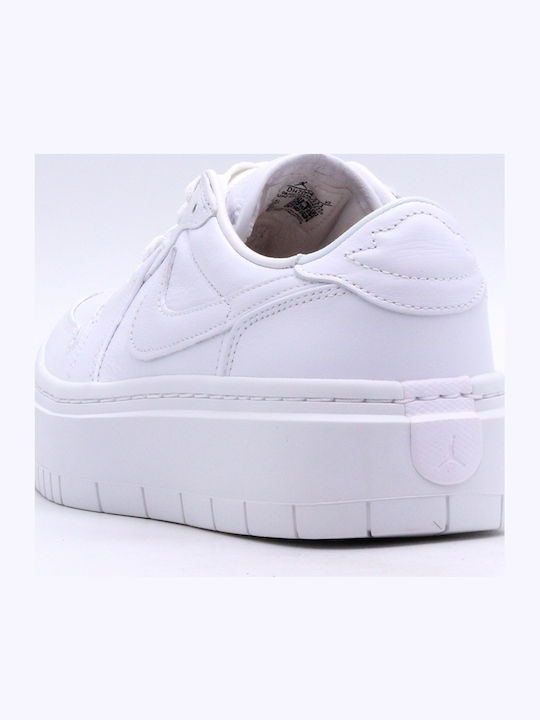 Air  1 Elevate Low Adidași Flatforms Pentru Femei Alb