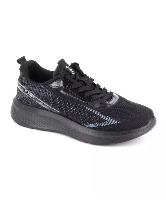 B-Soft Herren Sneakers Schwarz