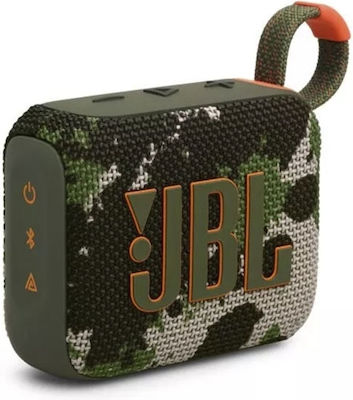 JBL Go 4 Waterproof Bluetooth Speaker 4.2W with Battery Life up to 7 hours Squad