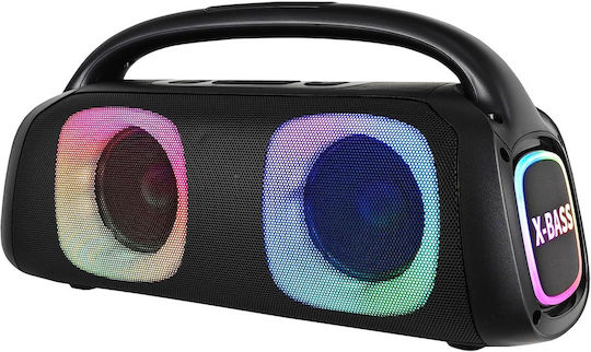 Crown Ηχείο Bluetooth 60W με Ραδιόφωνο Μαύρο CAB-60HNDL