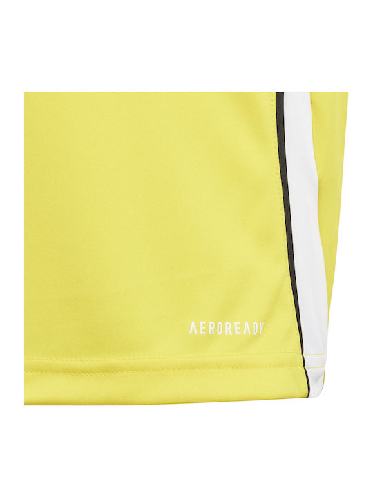 Kids' Shirt Short Sleeve Yellow Tiro 24