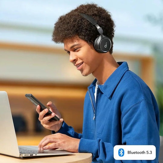 Soundcore by Anker H30i Bluetooth Wireless On Ear Headphones with 70 hours of Operation and Quick Charge Black