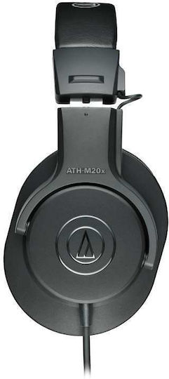 Audio Technica ATH-M20xBT Wireless / Wired Over Ear Headphones with 60 hours of Operation and Quick Charge Black