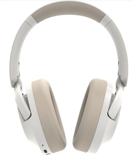 Creative Zen Hybrid 2 Wireless / Wired Over Ear Headphones with 67 hours of Operation and Quick Charge Cream