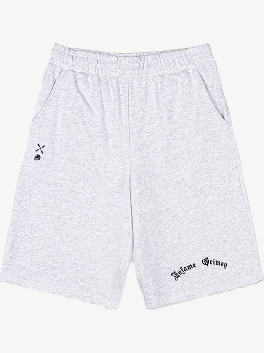 Baggy Men's Athletic Shorts White