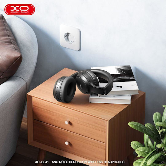 XO BE41 Безжични / Жични Over Ear Слушалки с 12 часа Работа Черни