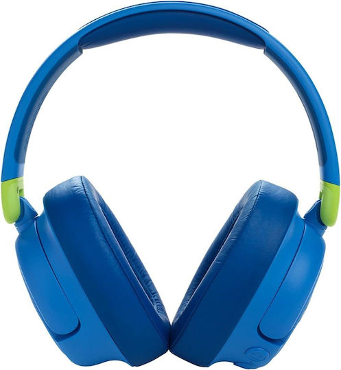 JBL JR460NC Wireless / Wired Over Ear Headphones with 20 hours of Operation and Quick Charge Blue