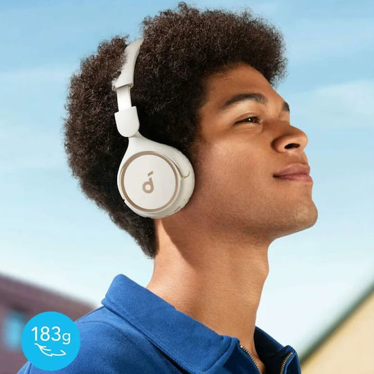 Soundcore by Anker H30i Wireless / Wired On Ear Headphones with 70 hours of Operation and Quick Charge White