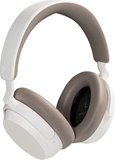 Sennheiser Accentum Ασύρματα / Ενσύρματα Over Ear Ακουστικά με 50 ώρες Λειτουργίας και Quick Charge Λευκά