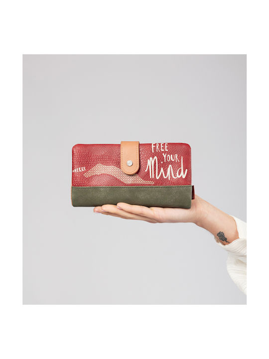 Anekke Large Women's Wallet with RFID Beige