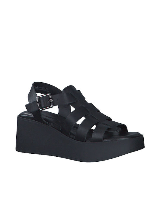 Tamaris Women's Platform Shoes Black