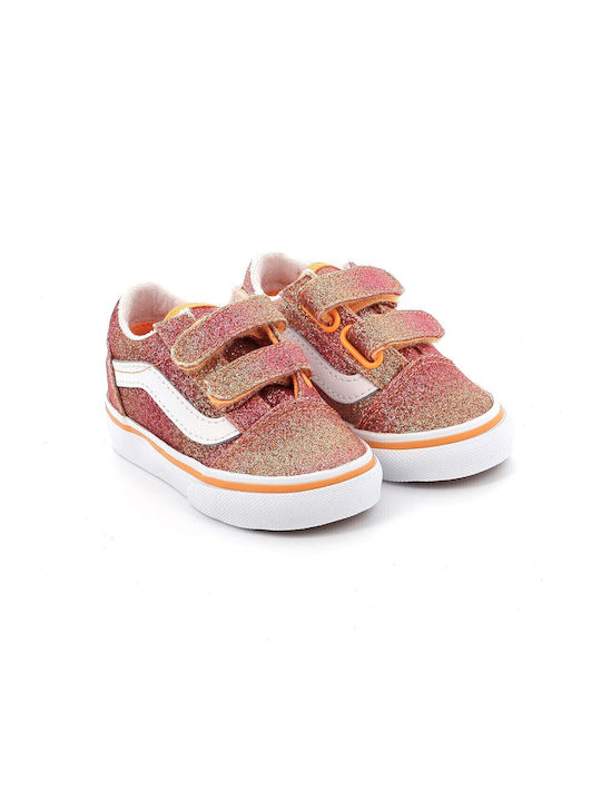 Old Skool Old Skool V Kids Sneakers with Scratch Orange