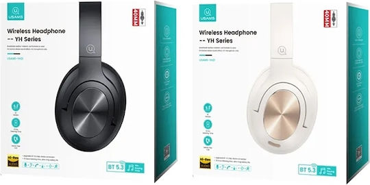 Usams YH21 Fără fir / Cu fir Over Ear Căști cu 70 ore de Funcționare Negre