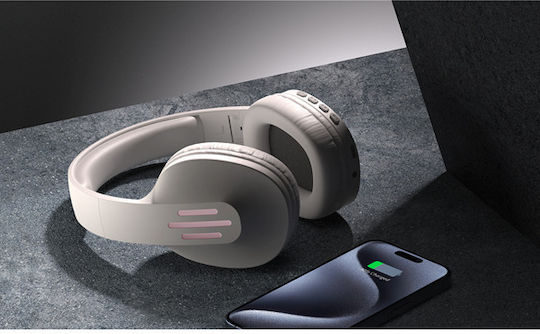 Riversong Rhythm L9 Fără fir Bluetooth Over Ear Căști cu Radio cu 20 ore de Funcționare Cream