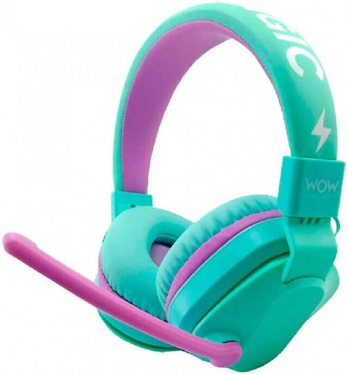 WOW Generation WOW00026 Wireless On Ear Multimedia Headphone with Microphone Bluetooth Multicolour