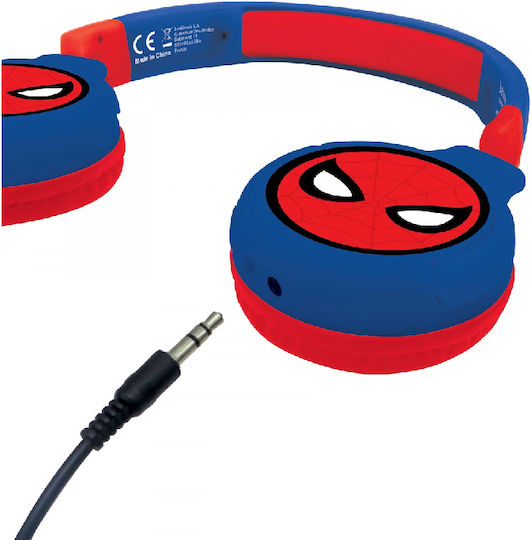 Lexibook Spider-Man Wireless / Wired On Ear Headphones Red / Blue