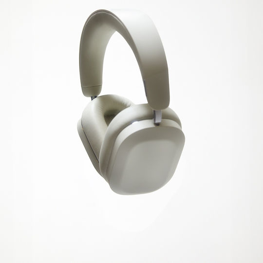 Mondo M1003 Wireless / Wired Over Ear Headphones with 45 hours of Operation and Quick Charge Greige