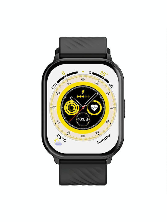 Zeblaze GTS 3 Smartwatch με Παλμογράφο (Jet Black)