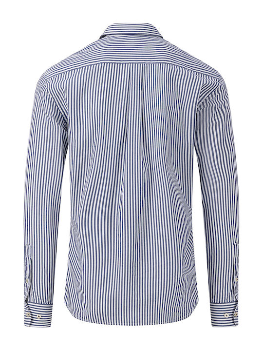 Fynch Hatton Men's Shirt Striped blue/white