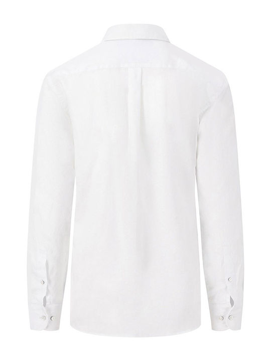 Fynch Hatton Men's Shirt Linen White