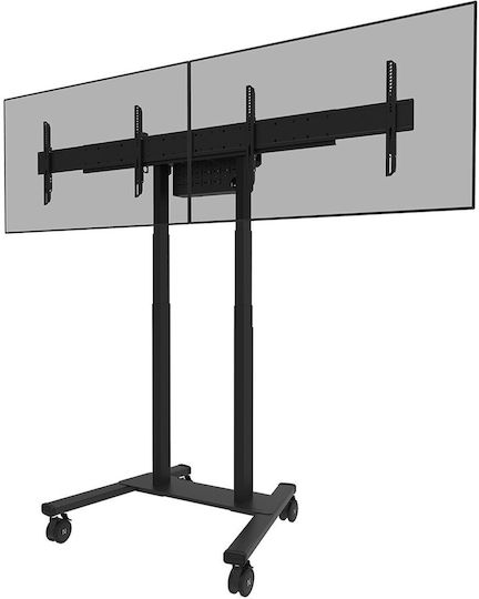Neomounts ADM-875BL2 Βάση Τηλεόρασης Δαπέδου έως 65" και 100kg Μαύρο