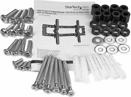 StarTech FLATPNLWALL Επιτοίχια έως 70" και 75kg