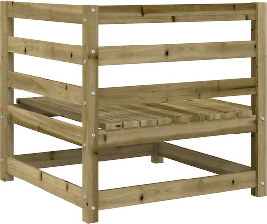 Set Cameră De Zi Pentru Exterior 6 Piese Lemn De Pin Impregnat Cu Perne