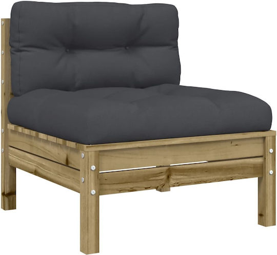 vidaXL Garden & Outdoor Furniture Set Living Room 6 Pieces Anthracite with Pillows