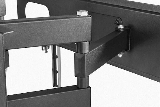 Gembird WM-70ST-01 Βάση Τηλεόρασης Τοίχου έως 70" και 35kg Μαύρο