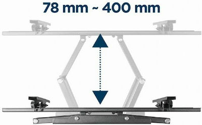 Gembird WM-70ST-01 Wall TV Mount up to 70" and 35kg Black
