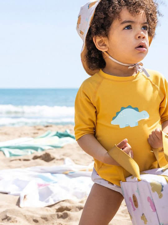 Saro Happy Dinos Kinder Badebekleidung Rashguard Gelbe