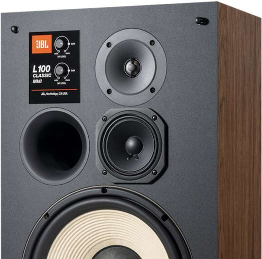 JBL L100 Classic MKII JBLL100MK2ORG Двойка Hi-Fi Говорители Bookself 200W 3 Брой шофьори Orange