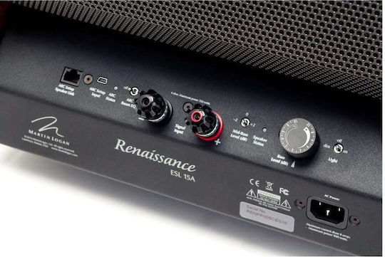Martin Logan Renaissance ESL 15A Paar Hi-Fi Lautsprecher Boden 700W B40xT63.3xH177.3cm. Schwarz