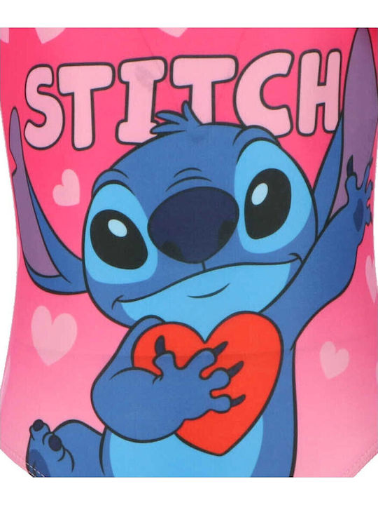 Disney Lilo & Stitch Kinder Badeanzug Einteilig Light Pink