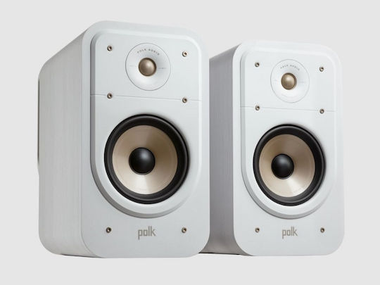 Polk Audio Signature Elite ES20 Ζεύγος Ηχείων Hi-Fi Βιβλιοθήκης 2 Δρόμων Π21.59xΒ35.05xΥ37.59εκ. Λευκό