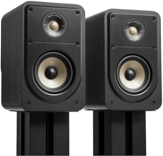 Polk Audio Signature Elite ES15 Ζεύγος Ηχείων Hi-Fi Βιβλιοθήκης 100W 2 Δρόμων Π19.1xΒ25.9xΥ30.5εκ. Μαύρο