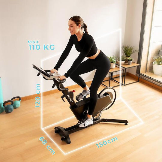 Cecotec DrumFit Indoor Spin Bike Magnetic with Wheels