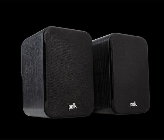 Polk Audio Signature Elite ES10 Ζεύγος Ηχείων Hi-Fi Βιβλιοθήκης 100W 2 Δρόμων Π13.7xΒ2.7xΥ21.3εκ. Μαύρο