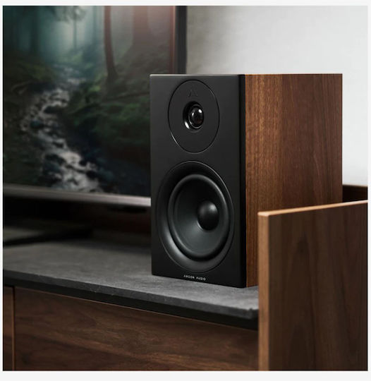 Argon Audio Forus 5 Pereche Boxe Hi-Fi Perete 2 Nr. de șoferi L27.2xA21.2xÎ16.8cm. Nuci