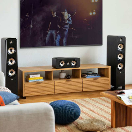 Polk Audio Signature Elite ES30 Ηχείο Hi-Fi Κεντρικό 150W 2 Δρόμων Π50.8xΒ26.9xΥ19.1εκ. Μαύρο