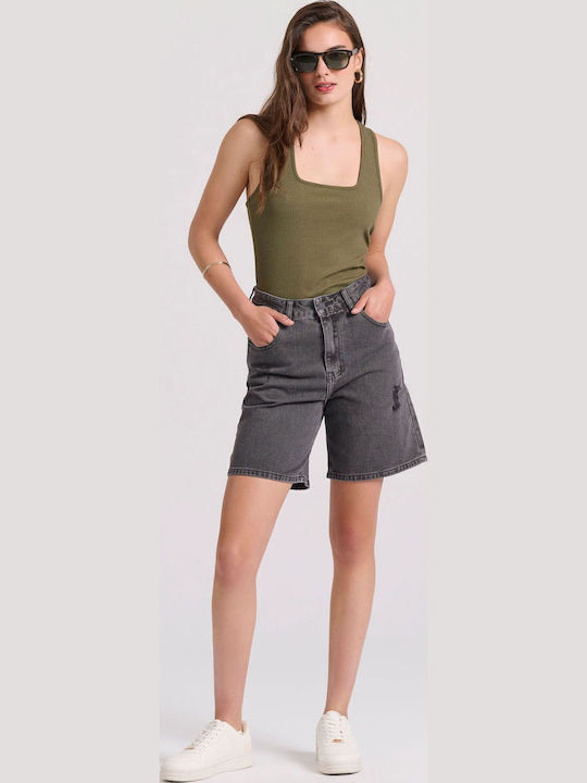 Women's Bermuda Shorts Jean Gray