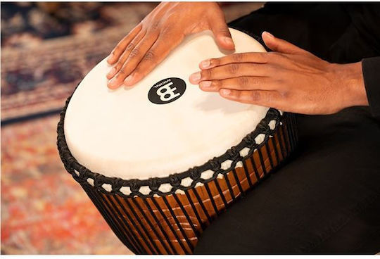 Meinl Original African Style Rope Tuned Wood Djembe 13" Brown